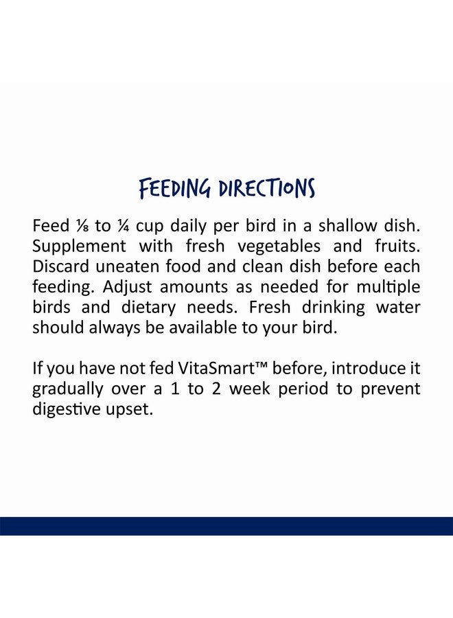 فيتاكرافت طعام فيتا سمارت جورميه للطيور الكوكتيل والطيور العاشقة - مدعم بالفيتامينات - طعام يومي للطيور الأليفة 4 أرطال (عبوة واحدة) - Image 4