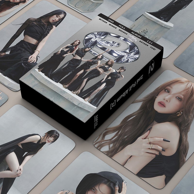 Integration Link 54/55 Lomo Card Powder Ink Ateez Album Sk Peripheral En Card Twice Should Aid - Image 2