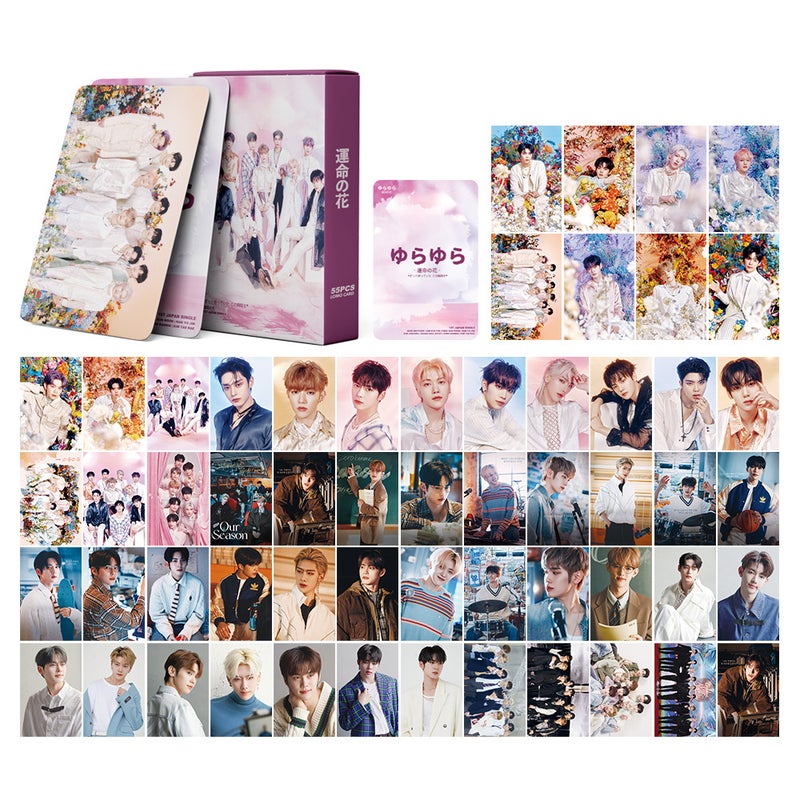 Integration Link 54/55 Lomo Card Powder Ink Ateez Album Sk Peripheral En Card Twice Should Aid - Image 1