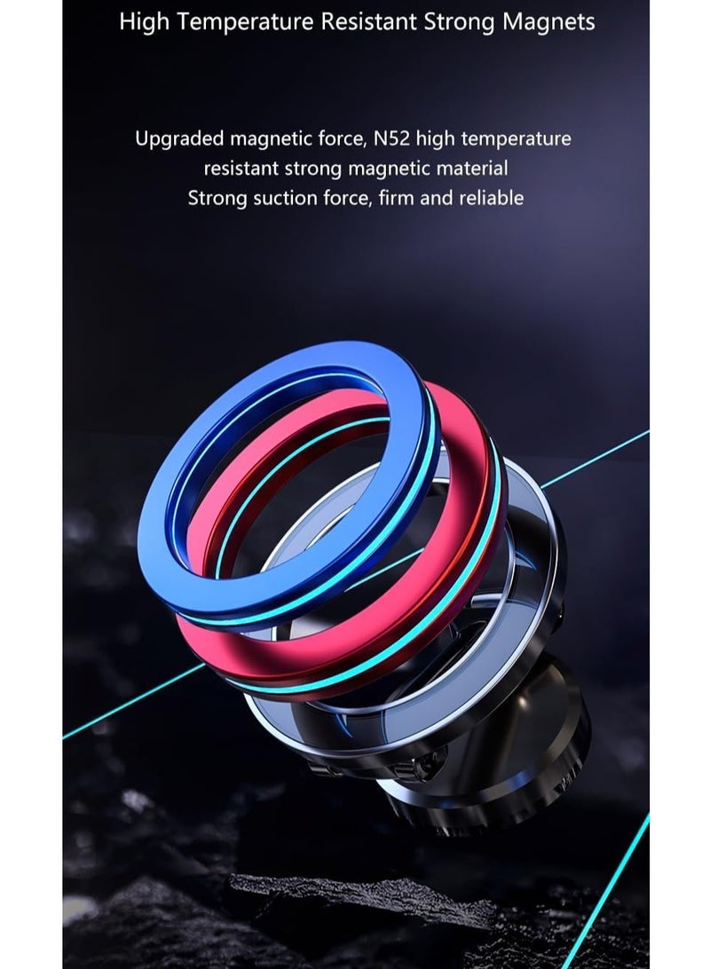 erorex Magnetic Car Phone Holder Air Vent Magnetic Charger Car Mount Adjustable Phone Mount for Car Grey  - Image 3
