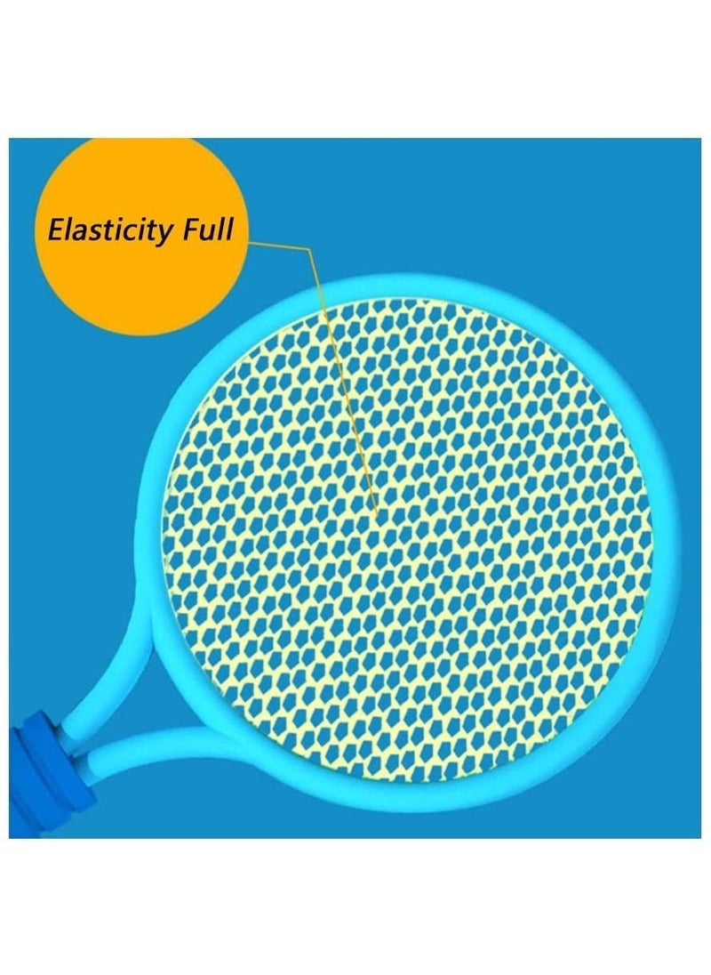 Generic Kids Tennis Racket Set For Toddlers Indoor/Outdoor (1 Pair Blue)  - Image 3