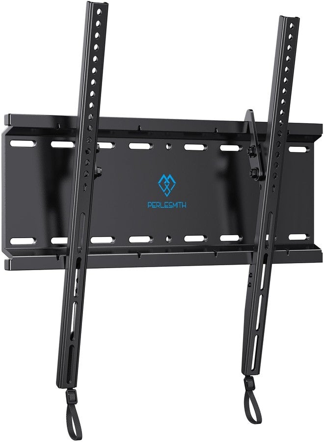 PERLESMITH Tilting TV Wall Mount Bracket Low Profile for Most 23-60 inch LED LCD OLED, Plasma Flat Screen TVs with VESA 400x400mm Weight up to 115lbs, Fits 16" Wood Stud - Image 1
