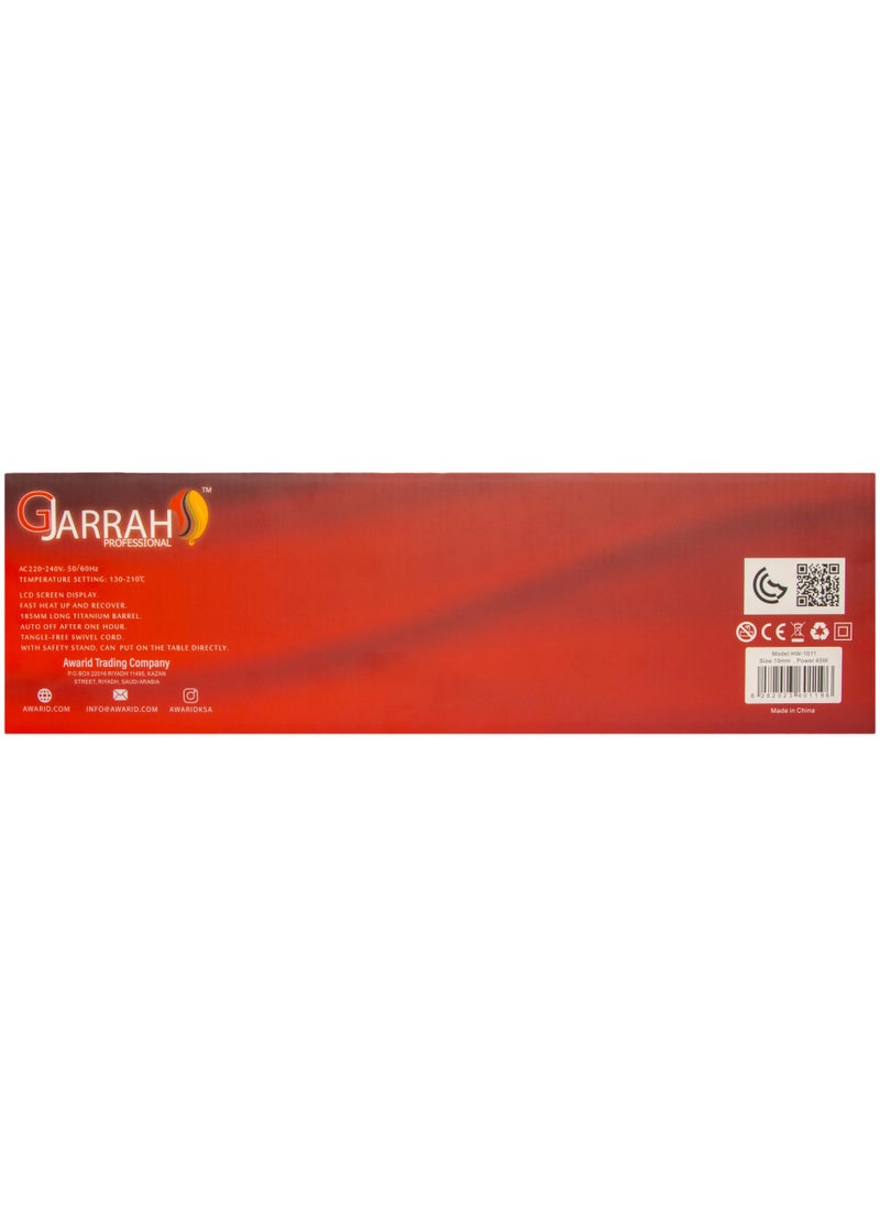 Gjarrah - Gjarrah Professional Hair Curler 19mm - Gold/Black with LCD Display - Image 1