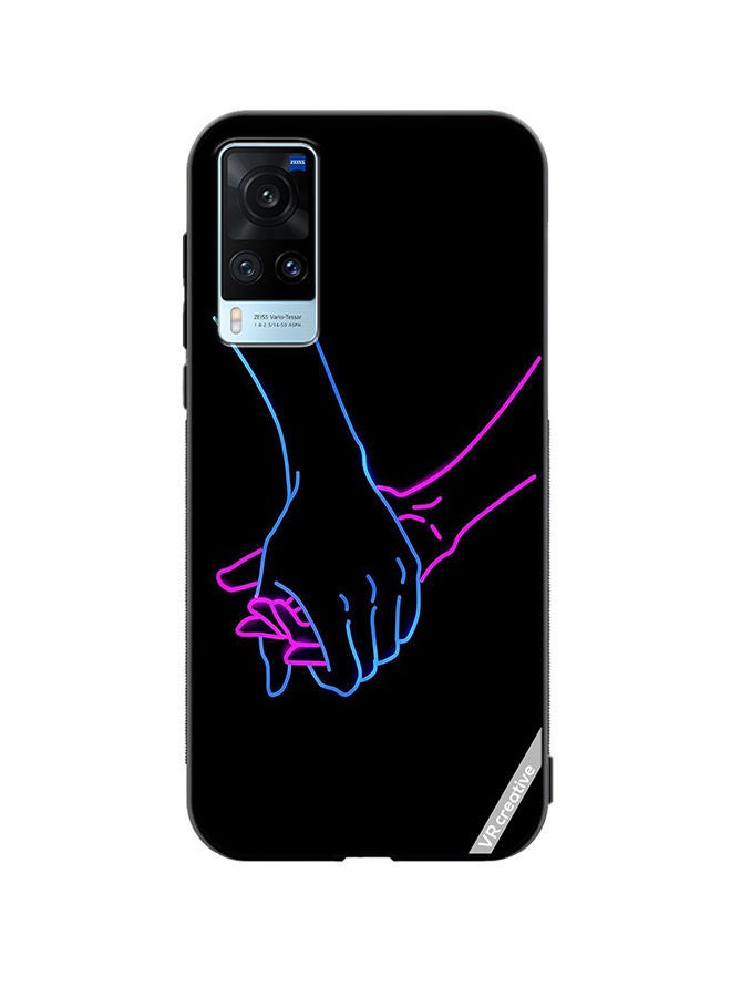 VR CREATIVE Protective Case Cover For Vivo X60 Hands Design Multicolour - Image 1