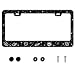 UNINDREM Galaxy Planet License Plate Frame Universe Star Stainless Steel License Plate Frame RustProof Auto Parts Decoration with Screws License Plate Holder for Men Women 12x6 Inch - Image 2