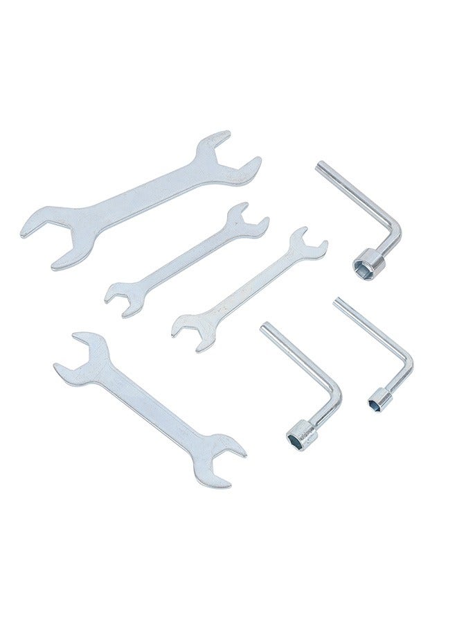 لوازم طقم مفاتيح 7 قطع - مجموعة أدوات قوية مقاومة للصدأ مع مقبض مضاد للانزلاق وحقيبة حمل. مثالية لإصلاحات السيارات، والمهام المنزلية، ومشاريع الحرف اليدوية. - Image 2