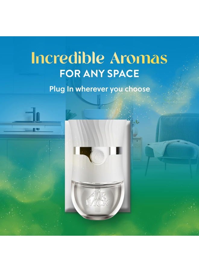 Air Wick Plug in Scented Oil Refill, 5ct, Fresh Linen, Essential Oils, Air Freshener - Image 4