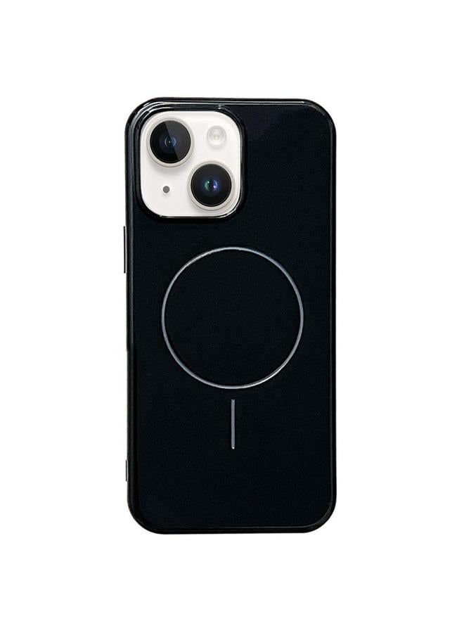 S-TOP Case For iPhone 14 Plus Glossy TPU Shockproof MagSafe Phone Case - Image 1