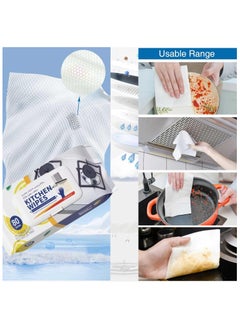 Generic Kitchen Cleaning Wet Wipes Lemon Scented 2 Pack (160 Count) | Cleaning Wet Wipes For Kitchen, Restaurant, Powerful Cleaning Degreasing & Strong Oil Removal, Safe on Skin - مناديل تنظيف المطبخ  - Image 3