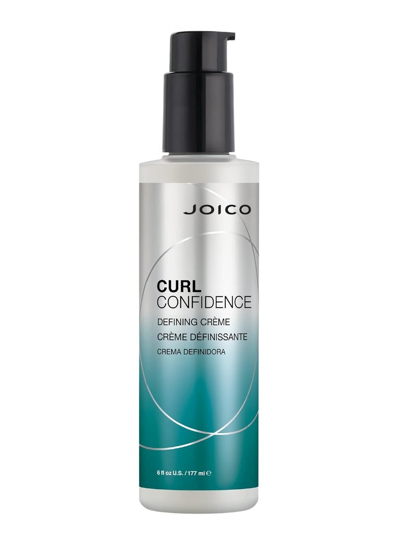 JOICO - Joico Curl Confidence Defining Crème | For Curly Hair | Reduce Frizz | Define Textures | Boost Shine & Brilliance | Gluten & Paraben Free | 6 Fl Oz - Image 1