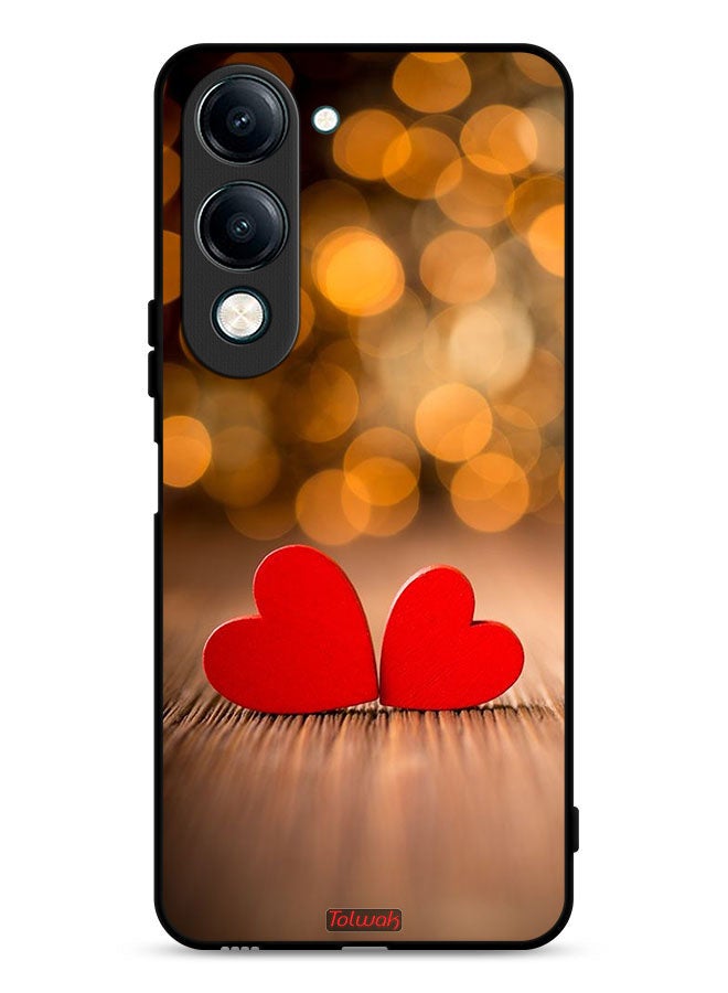 Tolwak vivo Y04 Protective Case Cover Two Beautiful Hearts