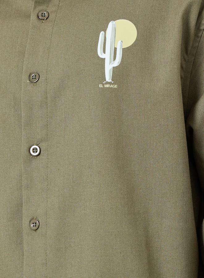 Styli Men Relaxed Fit Linen Blend Shirt - Image 4