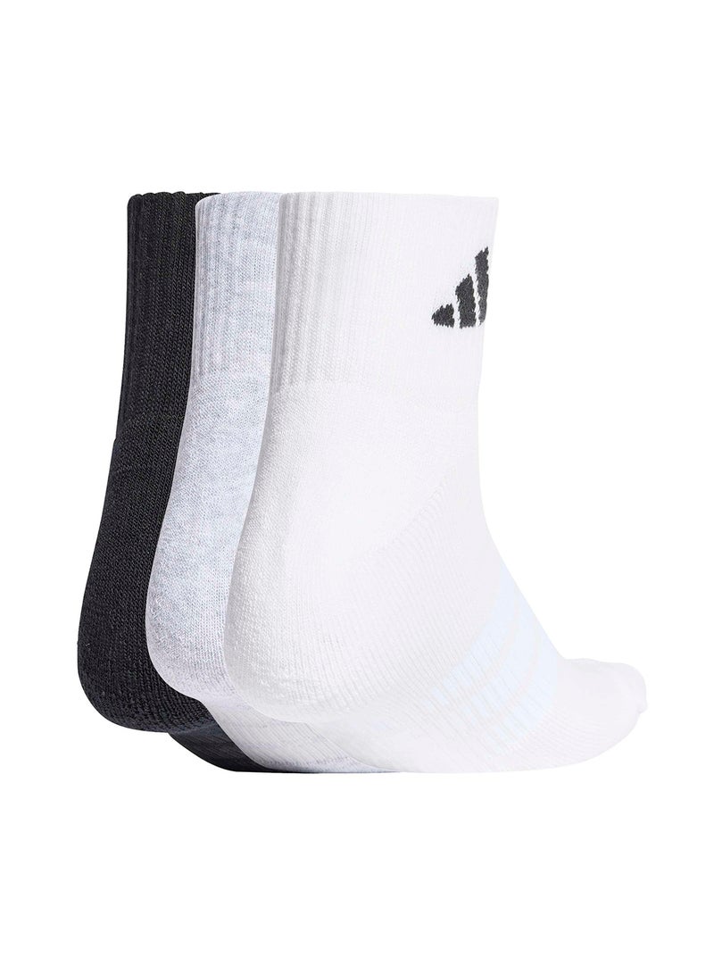 Adidas Cushioned Sportswear Ankle Socks 3 Pair Pack - Image 5