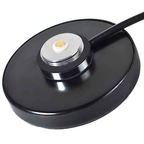HYS TC-MB90 NMO Mount Magnetic Base for Car Bus Taxi Mobile Radio Antenna W/5M(16.4ft) RG58 Coaxial Cable PL-259 Plug - Image 1
