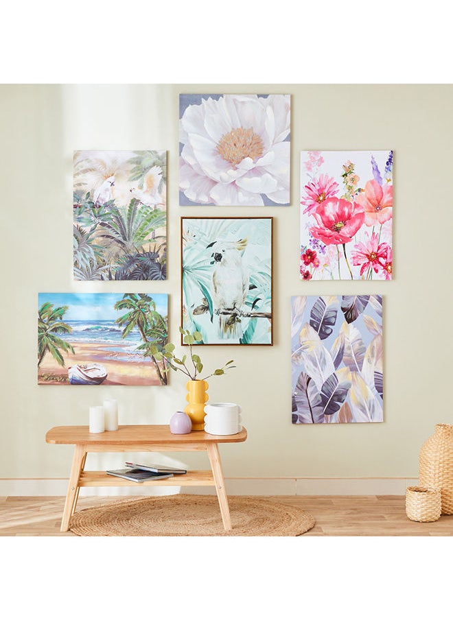 Home Box - Zest Beach Printed Canvas 70 x 2 x 50 cm - Image 1