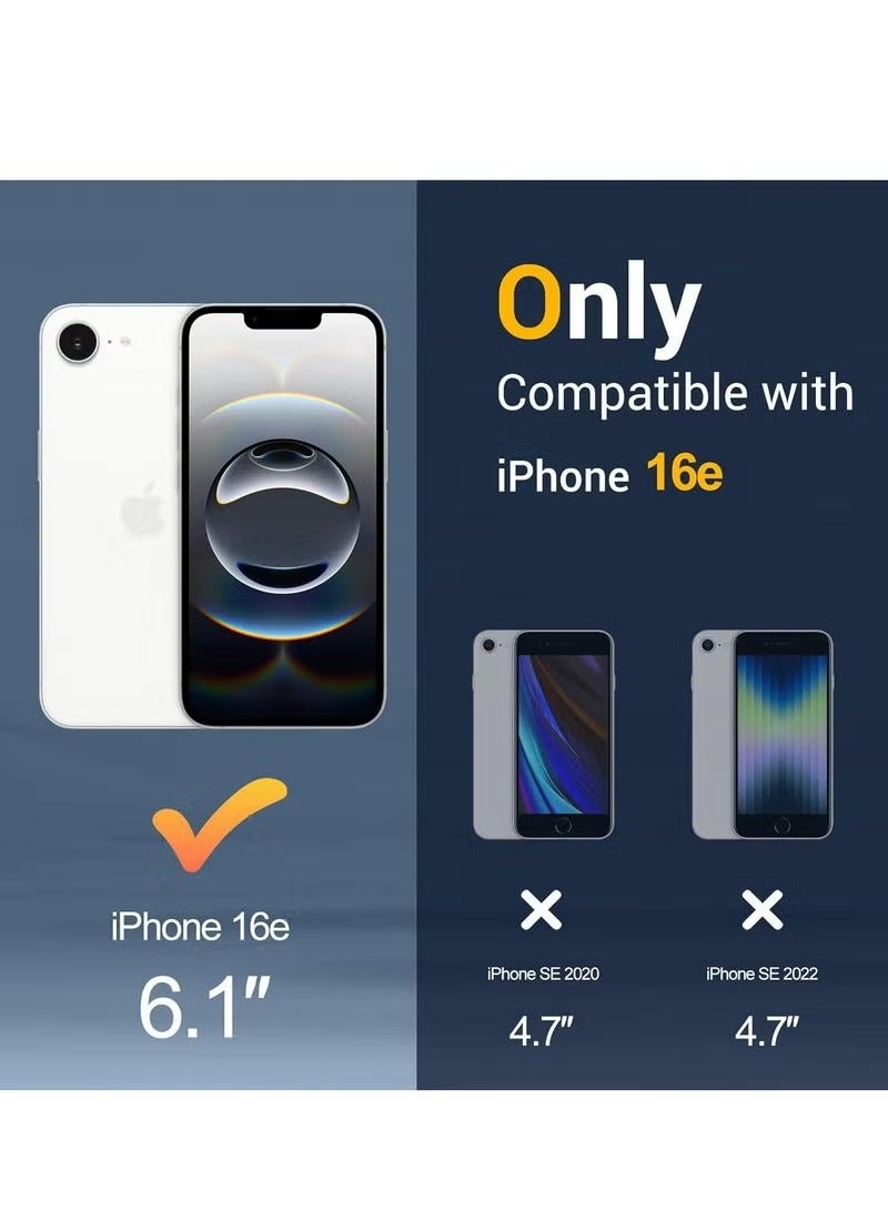 TIGER iPhone 16e Case Compatible with MagSafe – Slim & Soft Touch Shockproof Matte Translucent Protective Cover with Drop Protection, Lightweight & Anti-Scratch Design, Anti-Fingerprint Finish, Durable 6.1 Inch iPhone 16e Back Case with Precise Cutouts - Image 2