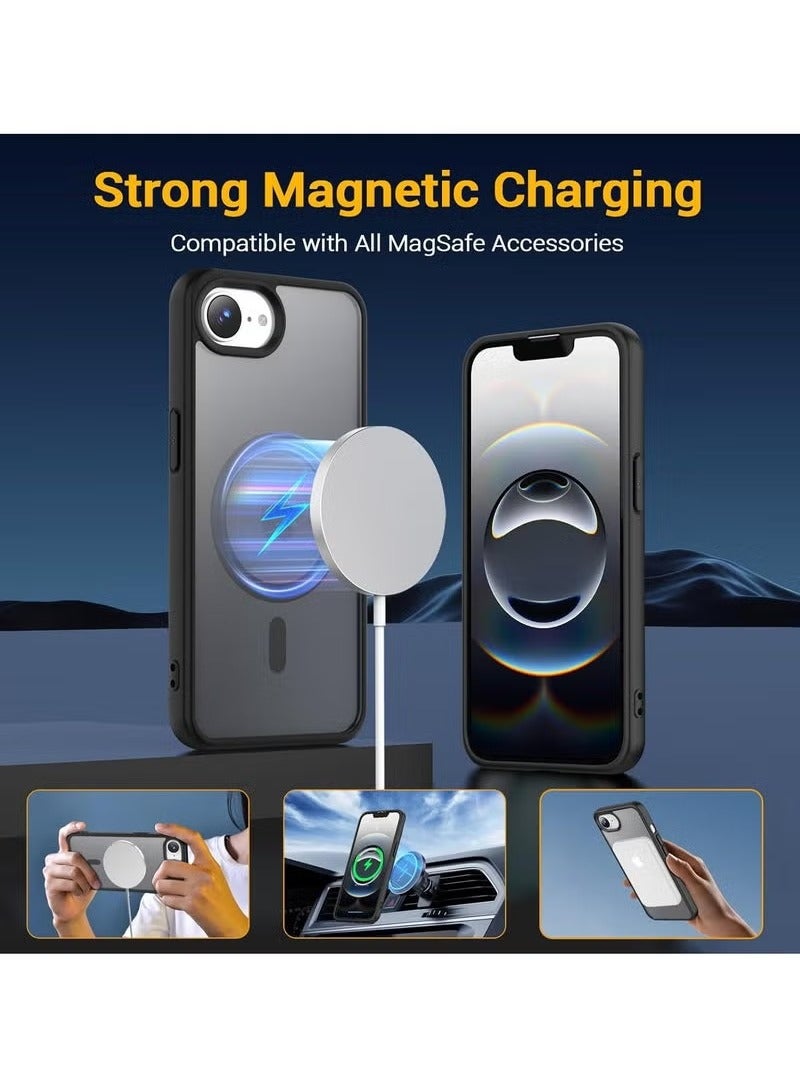 TIGER iPhone 16e Case Compatible with MagSafe – Slim & Soft Touch Shockproof Matte Translucent Protective Cover with Drop Protection, Lightweight & Anti-Scratch Design, Anti-Fingerprint Finish, Durable 6.1 Inch iPhone 16e Back Case with Precise Cutouts - Image 5