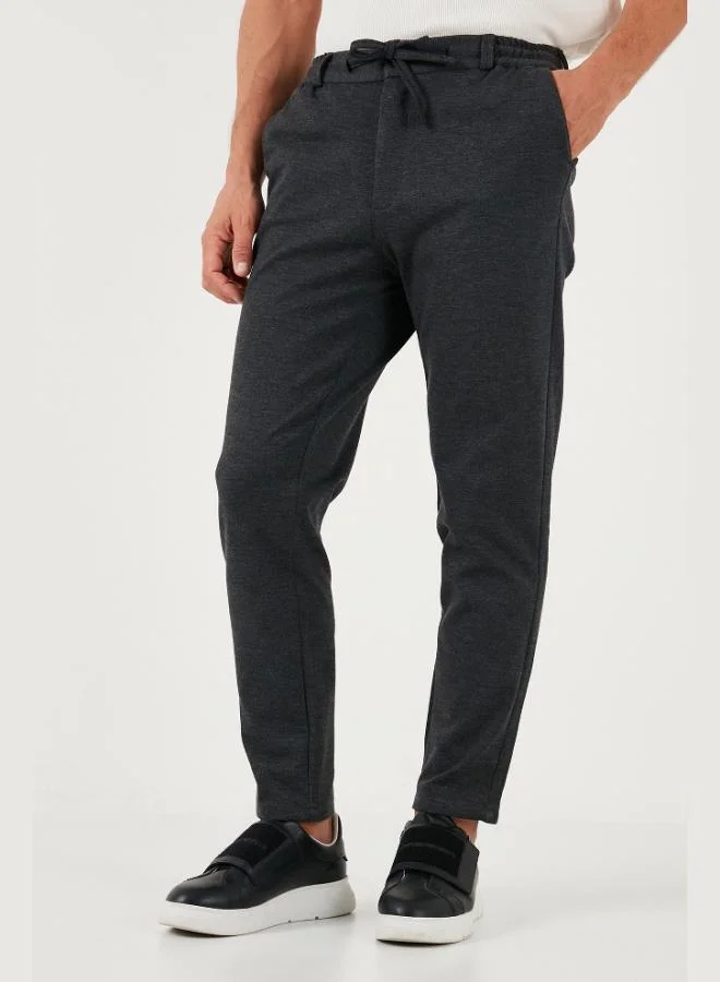 Buratti  Buratti Slim Fit Normal Waist Straight Leg Trousers Men's TROUSERS 6135549 for Men | Best Price UAE