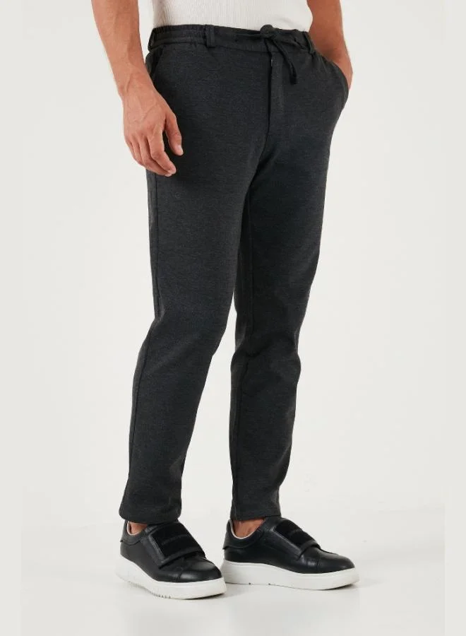 Buratti  Buratti Slim Fit Normal Waist Straight Leg Trousers Men's TROUSERS 6135549 for Men | Best Price UAE