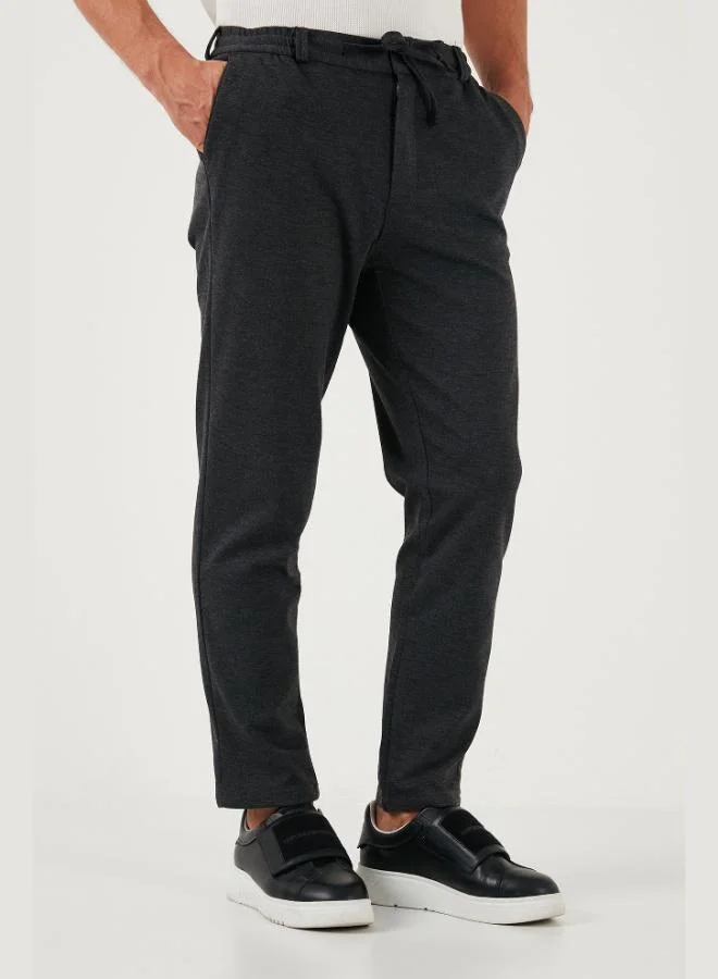 Buratti  Buratti Slim Fit Normal Waist Straight Leg Trousers Men's TROUSERS 6135549 for Men | Best Price UAE