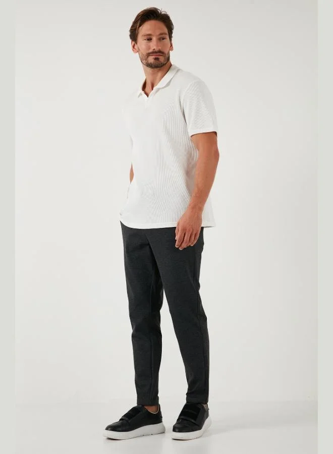 Buratti  Buratti Slim Fit Normal Waist Straight Leg Trousers Men's TROUSERS 6135549 for Men | Best Price UAE