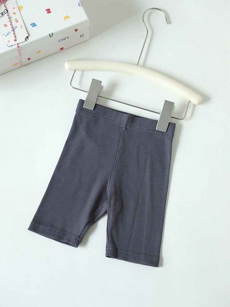 Korean Style Children'S Leggings 2025 Summer Boys And Girls Casual All-Match Yoga Pants High Elastic Casual Children'S Riding Pants - Image 1