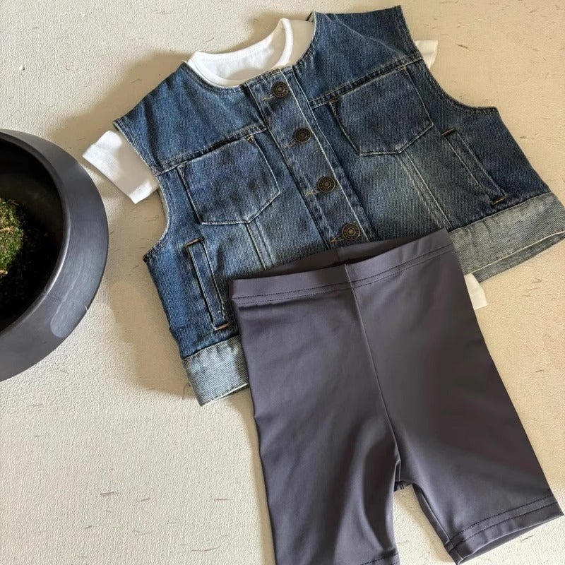 Korean Style Children'S Leggings 2025 Summer Boys And Girls Casual All-Match Yoga Pants High Elastic Casual Children'S Riding Pants - Image 4