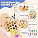edutree Wooden Magnetic Fishing Game for Toddlers 24 Montessori Sensory Busy Board Educational Learning Fine Motor Skills Toys for 2 3 4 Years Old Boys Girls - Image 4