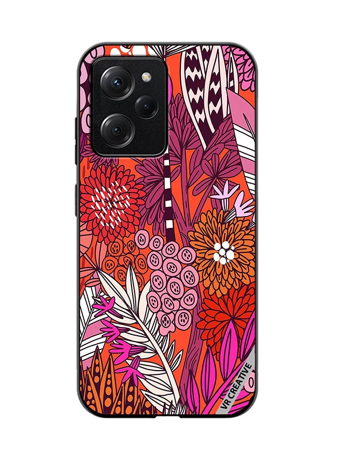 VR CREATIVE Protective Case Cover For Xioami Pcoo X5 Pro Flowers Design Multicolour - Image 1