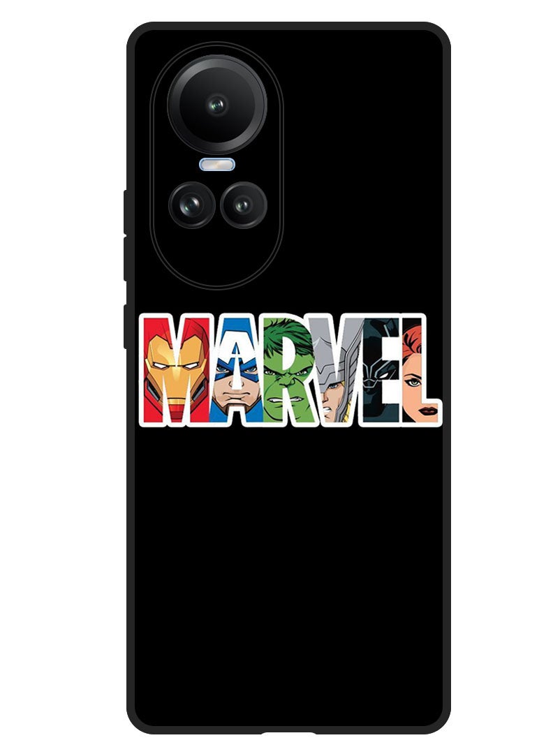 Theodor Protective Case Anti Scratch Shock Proof Bumper Cover For Oppo Reno 10/10 Pro Marvel Charecters - Image 1