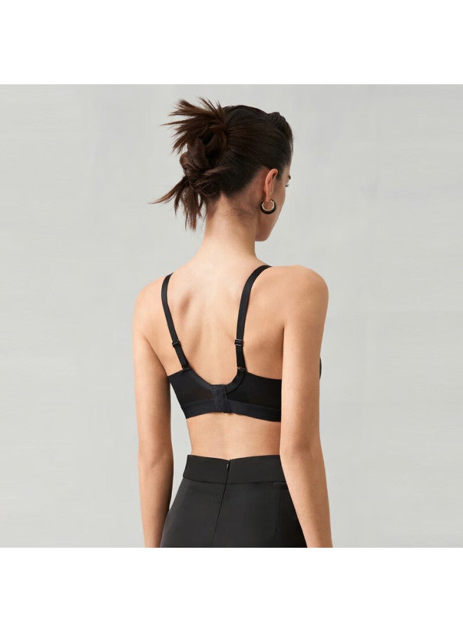 Aimer Women's Underwear, Smooth Support, Removable Straps, Minimizes Appearance Of Large Bra Am119571 Black E85 - Image 1