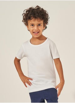 Styli Pack of 2 - Solid Short Sleeve Vest  - Image 2