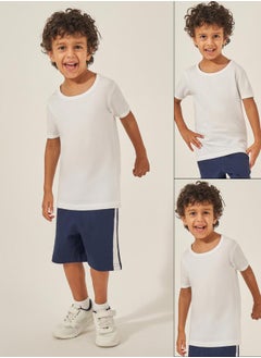 Styli Pack of 2 - Solid Short Sleeve Vest  - Image 1