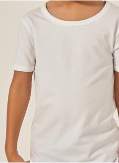 Styli Pack of 2 - Solid Short Sleeve Vest  - Image 4