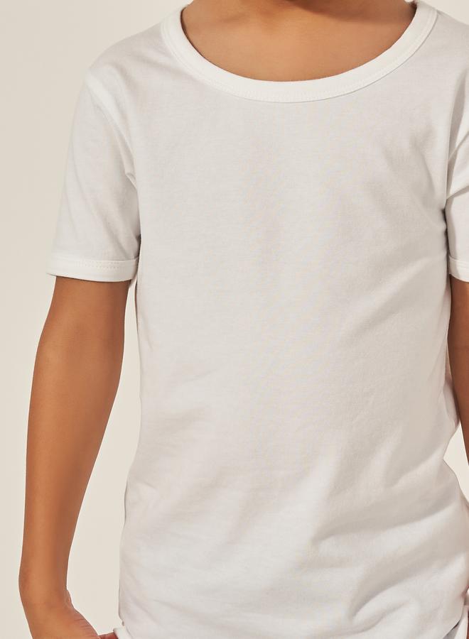 Styli Pack of 2 - Solid Short Sleeve Vest  - Image 4
