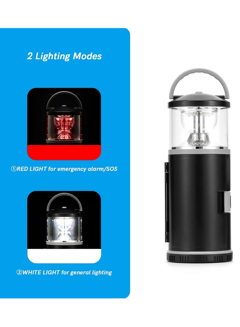 Loquat 2-In-1 LED camping light with kit, battery-operated LED light with 15-piece tool and 2 lighting modes, portable emergency light for camping storm outage in house car workbench - Image 5