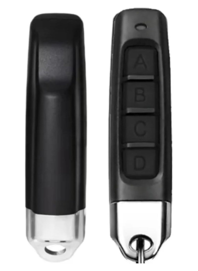 SOLDOUT 433 MHz Auto Copy Remote Control Electric Garage Door Opener Controller Duplicator Clone Cloning Code 4 Keys Transmitter (Black) - Image 1