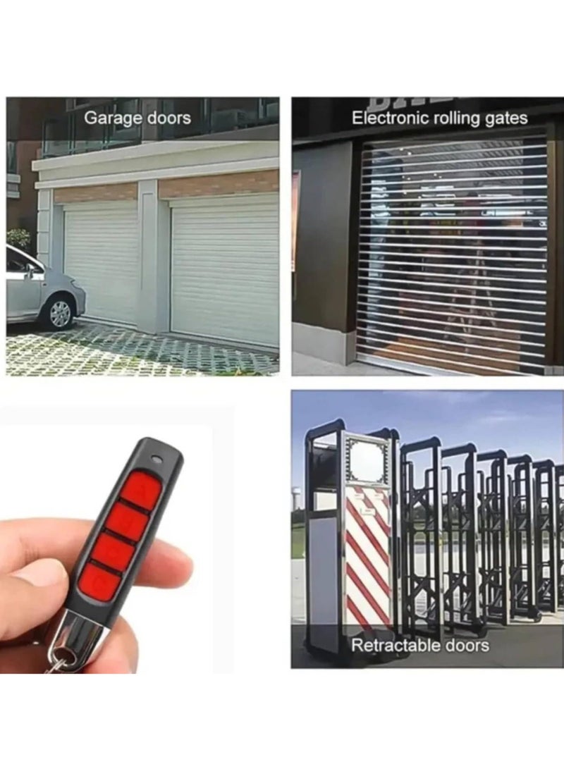 SOLDOUT 433 MHz Auto Copy Remote Control Electric Garage Door Opener Controller Duplicator Clone Cloning Code 4 Keys Transmitter (Black) - Image 5