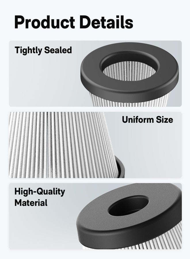 هوتو فلتر بديل من HOTO مكون من 4 قطع لكبسولة الهواء المضغوط HOTO فقط، غير مخصص لمنفضة الهواء Autocare - Image 5
