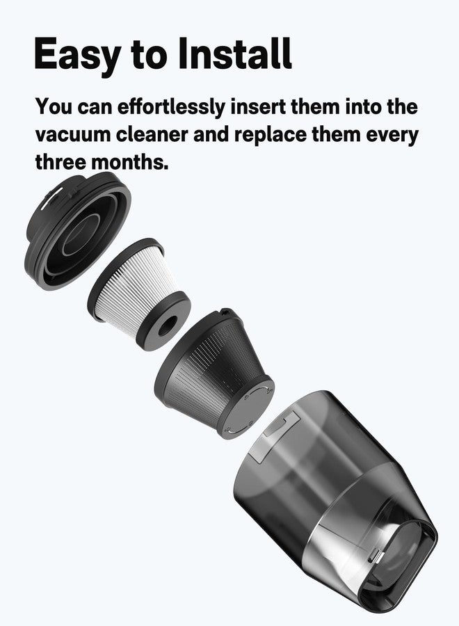 هوتو فلتر بديل من HOTO مكون من 4 قطع لكبسولة الهواء المضغوط HOTO فقط، غير مخصص لمنفضة الهواء Autocare - Image 3