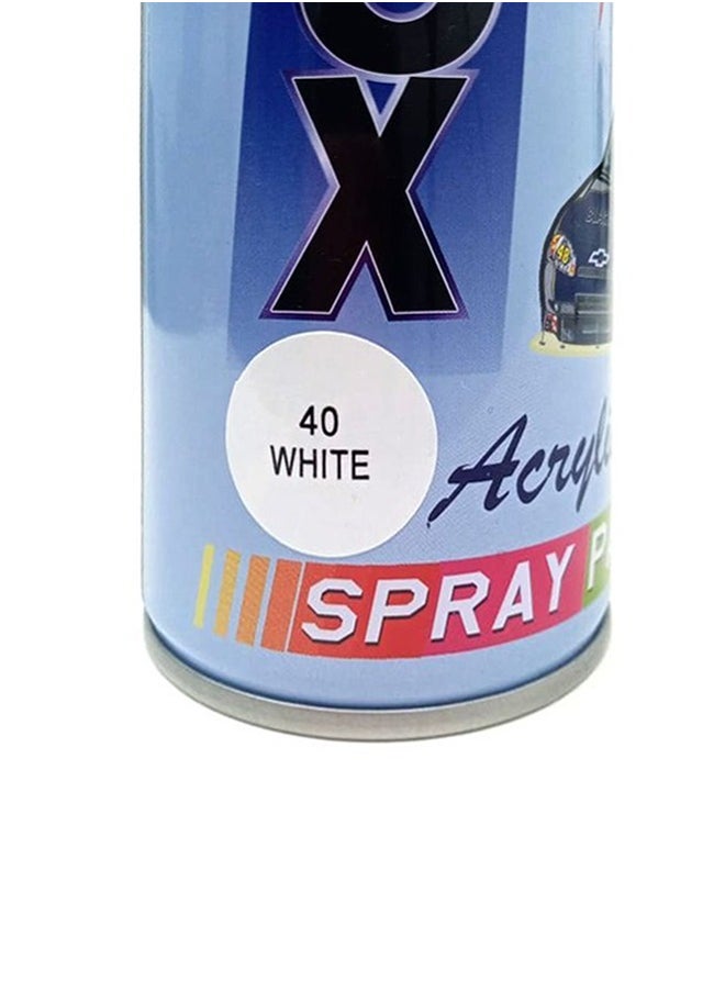 Black Fox Black Fox Superior Coverage Spray Paint For Automotive Perfection White Color 3 pcs  - Image 3