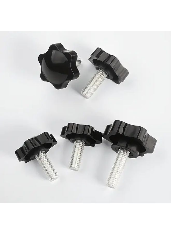 مقبض يدوي متين من الحديد القابل للتعديل من نوع توركس M10x25mm (قطعتان) مطلي بالجلفنة - Image 5
