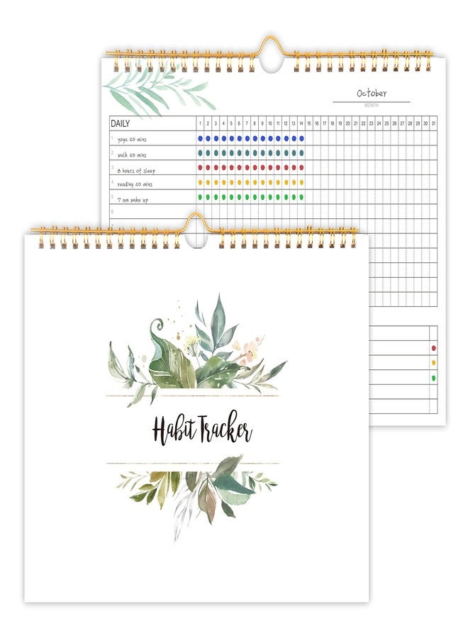 KAICN Habit Tracker Calendar- 12 Months Undated Daily, Weekly & Monthly Habit Tracker Journal, Writable Habits Track Calendar for Goal Setting, Boost Productivity, Workout Motivation & Self Care Tool - Image 1