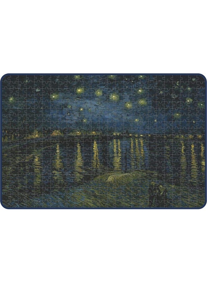 Webby Kids Starry Night Over The Rhône by Van Gogh Wooden Jigsaw Puzzle, 500 Pieces - Image 1