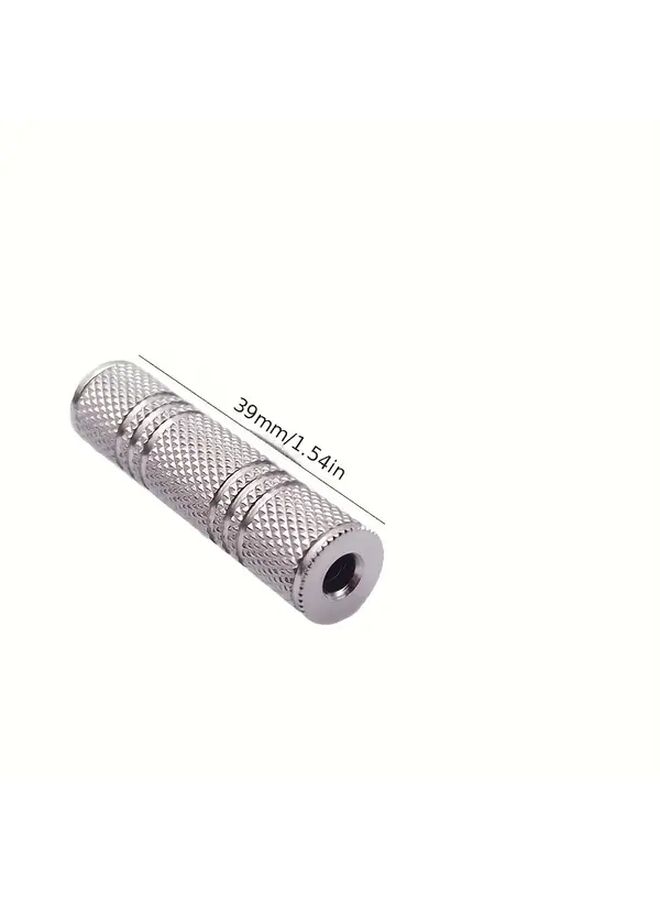 Nickel Plated 3 5mm Female To Female Audio Jack Connector For Low Voltage Electronics - Image 2