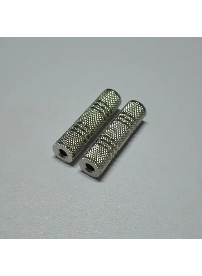 Nickel Plated 3 5mm Female To Female Audio Jack Connector For Low Voltage Electronics - Image 4