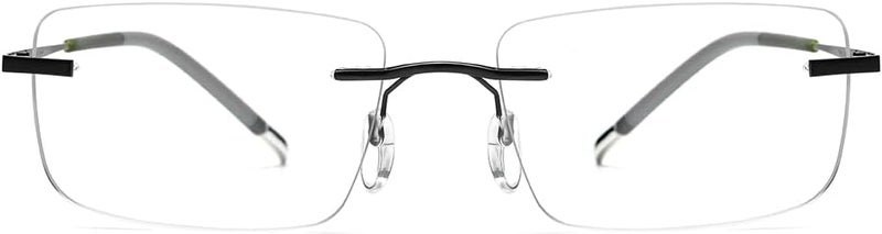 FONEX Titanium Glasses Frame,Rimless Frameless Optical Eyewear Eyeglasses for Men and Women F85634 - Image 5