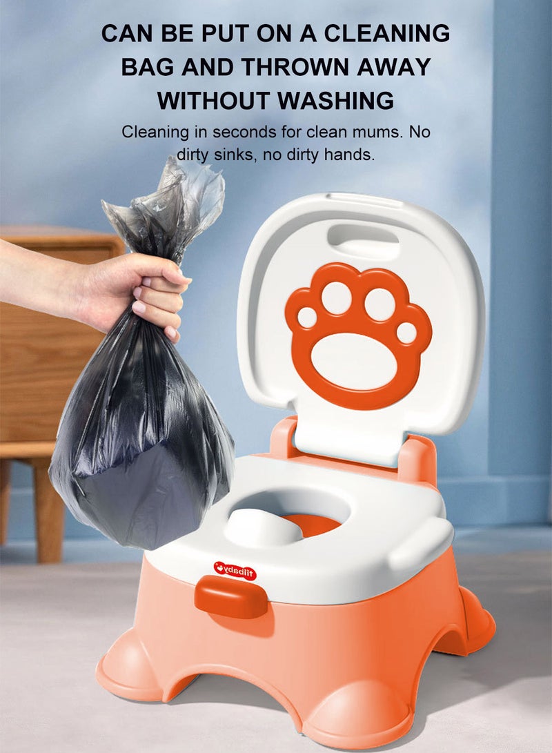 ما بيبي مقعد تدريب محمول للأطفال الصغار، كرسي تدريب محمول للأطفال الصغار مع دعم للظهر العالي - Image 4