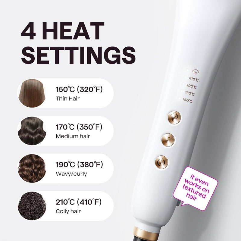 wavytalk Pro Steam Straightener Brush, Steamline Pro 3 in 1 Straightening Brush, Steam Reduces Damage, Nourishes Hair, and Expedites Straightening - Image 4