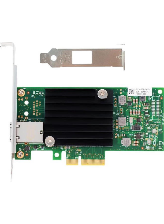 Flybish بطاقة إيثرنت Flybish X550-T1 10 جيجابت، شريحة Intel X550At، PCI-E X4 10G/5G/2.5G/1G، منفذ RJ45 نحاسي، بطاقة شبكة خادم إيثرنت - Image 2